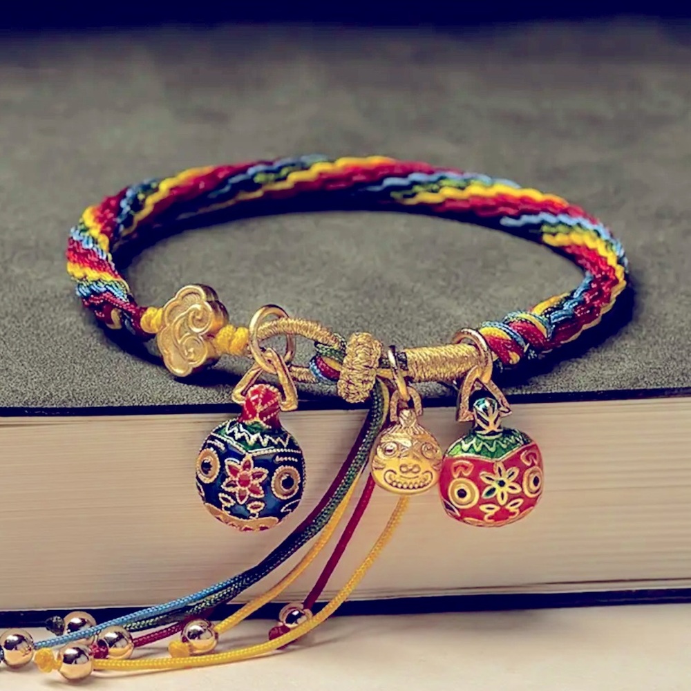 Vibrant Woven Rope Ladies' Bracelet - Women Rope Bracelet‎